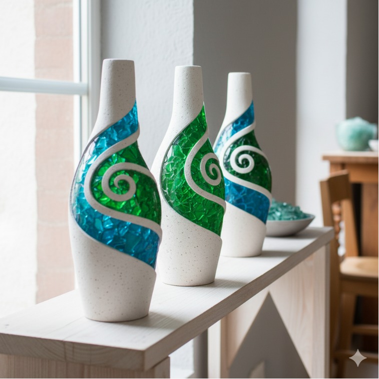 Vasos brancos Oriré Design